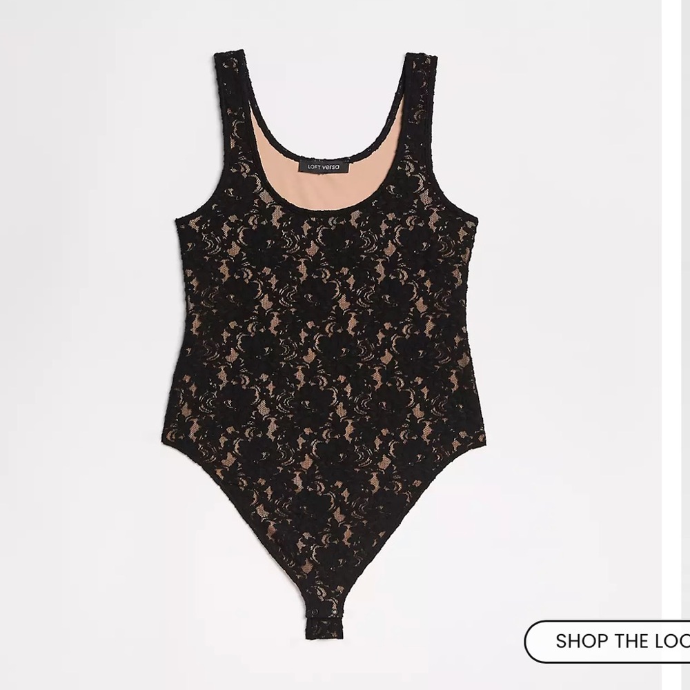 Loft Versa Floral Lace Bodysuit